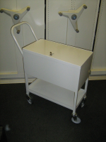 CQC Secure Medical Records Trolley