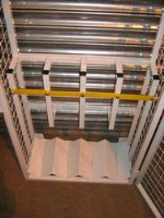 Cylinder Rack with intregal lockable cage