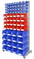 Double Sided Storage unit for small part Bins