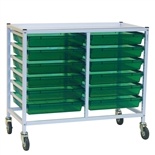 Double Trolley supplied with Trays