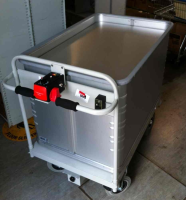 Electric Medical Records Sprung Base Trolley