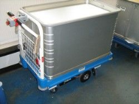 Electric Medical Records Sprung Trolley