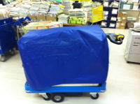 Electric Sprung Base Filing Trolley with cover