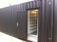 File Storage in Shipping Container