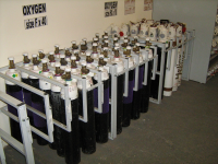 Health Centre Gas Cylinder Racks