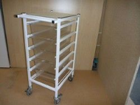Hospital A and E Trolley with pull out Trays