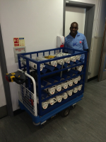 Hospital Electric Trolley for Gas Cylinders