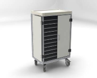 Hospital Instrument Trolley with Doors