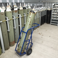 Hospital Patient Cylinder Trolley
