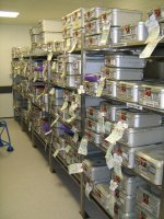 Hospital Sterile Services Instrument Can Racks