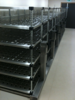 Hospital sterile services roller racking