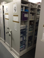 Hospital Theatre Tray Storage Roller Racking
