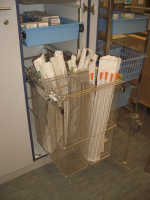HTM 71 Hospital Storage Cathether Storage basket