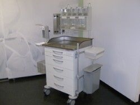 Intensive Care Trolley with Stainless Steel Top