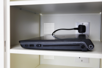 Laptop Locker with Charger