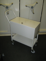 Lockable Office Records Trolley 