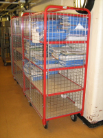 Medical Records Secure Trolley