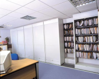Mobile Office Tambour Cupboards