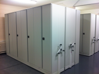 Mobile Shelving with Secure Doors