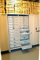 Museum Shelving with Drawers for Artefacts 