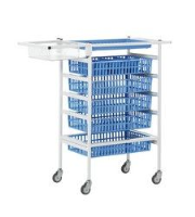 Nursing Trolley with side tray