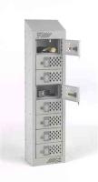 Office Lockable Pigeon Hole Locker with 8 Tiers