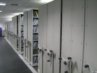 Office Paperwork in Mobile Shelving