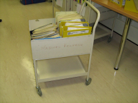 Office Records Library Trolley