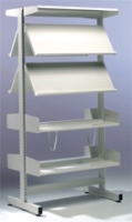 Plastic Bin Storage on Heavy Duty Shelving