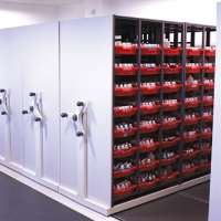 Prep Room Sliding Storage