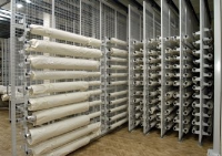 Rolls of Fabric and Cloth Storage Racks