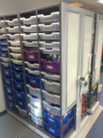 Science Lab Roller Racking