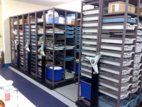 Science Prep Room Rolling Storage