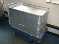 Sprung Base Medical Records Trolley