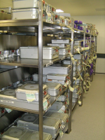 Stainless Steel Shelving for Instrument Cans