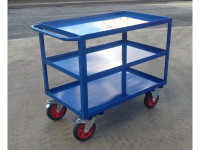 Steel Shelved Three Tiered Table Top Trolley