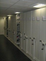 Storage of Medical Records Mobile Shelving