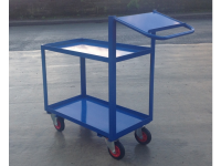 Warehouse Order Picking Trolley with Writing Shelf