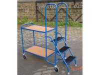 Warehouse Picking Trolley with Steps