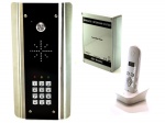AES 603-ABK DECT 1 Call Button Wireless Intercom Kit with Keypad
