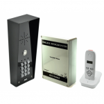 AES 603-HBK IMPK DECT 1 Call Button Wireless Intercom Kit with Keypad