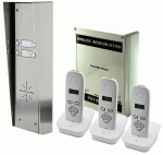 AES 703-HS multi button DECT kits up to 4 aprtments
