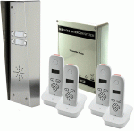 AES 703-HS multi button DECT kits up to 4 aprtments