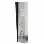 AES PRIME Hooded multiple Apartment 6-10 GSM Door Entry SS