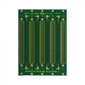 Circuitboards - 5 Slot Backplane for 96 way connectors 222-63632 - PCB Only