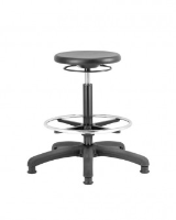 PU High Stool with Footring
