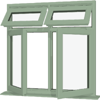 Chartwell Green UPVC Window: Style 65