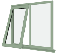 Chartwell Green UPVC Window: Style 16