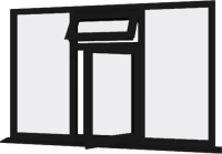 Black UPVC Window: Style 47