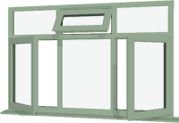 Chartwell Green UPVC Window: Style 79